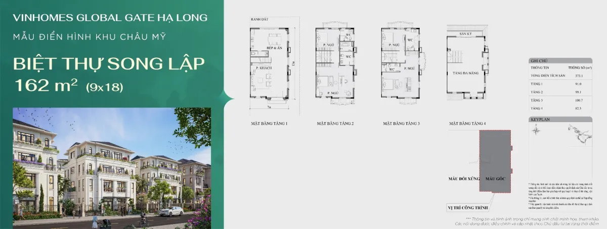 Shophouse & Dinh thự Global Gate